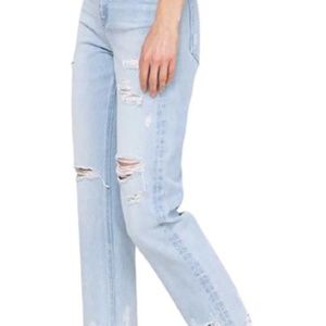 Flying Monkey distressed denim Cotton Jeans Womens NWOT F4148 Size 29
